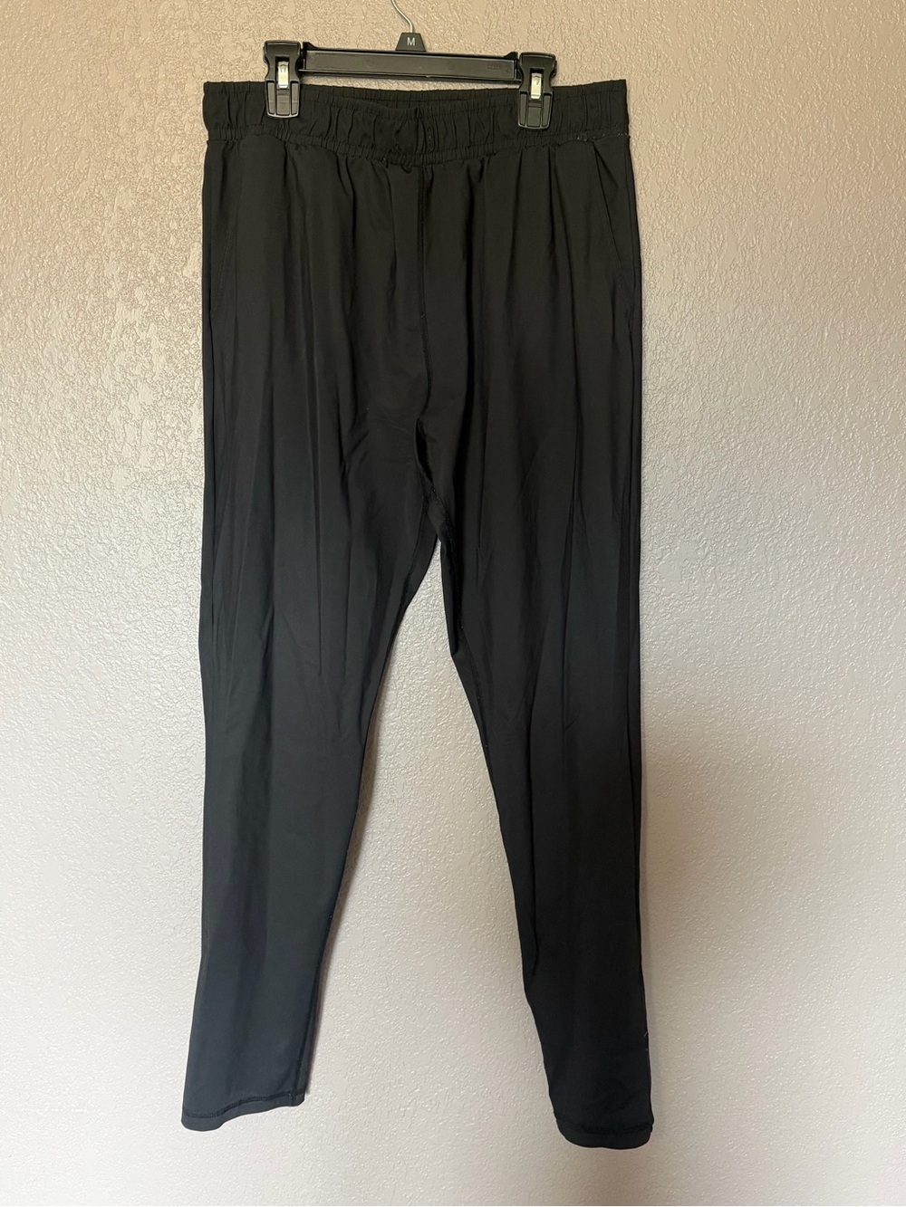 ZYIA Women’s Black Jogger Sweatpants with Elastic Waist